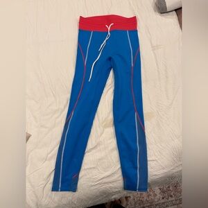 Wilson athletic bright blue and pink Leggings